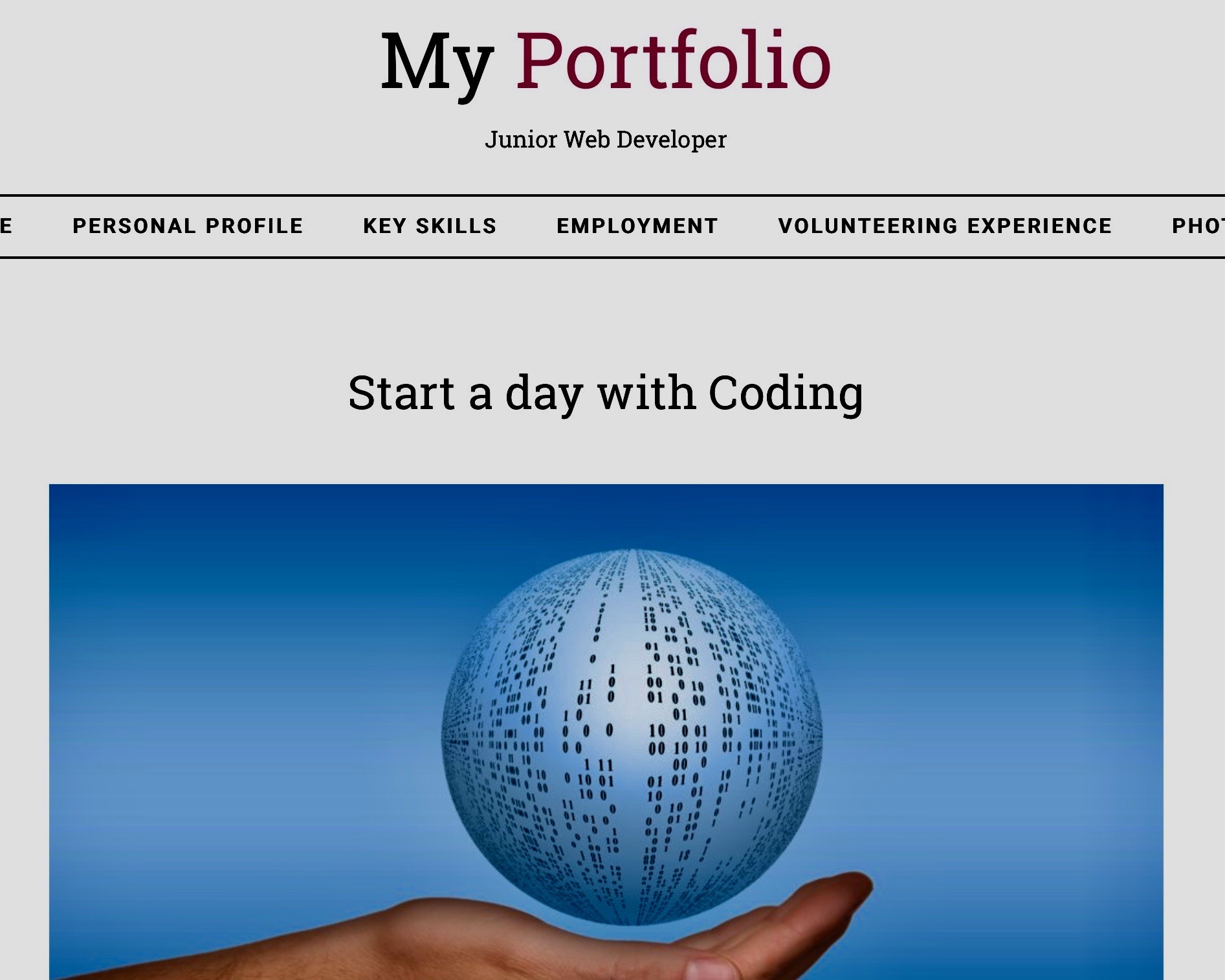 photo to wordpress Portfolio